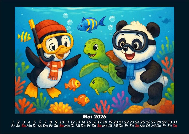 Produktbild: Pico & Pippin in Australien 2026 Fotokalender DIN A5
