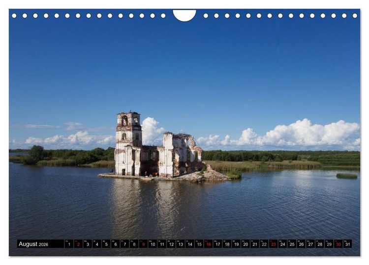 Produktbild: Flussfahrt Moskau - St. Petersburg (Wandkalender 2026 DIN A4 quer), CALVENDO Monatskalender