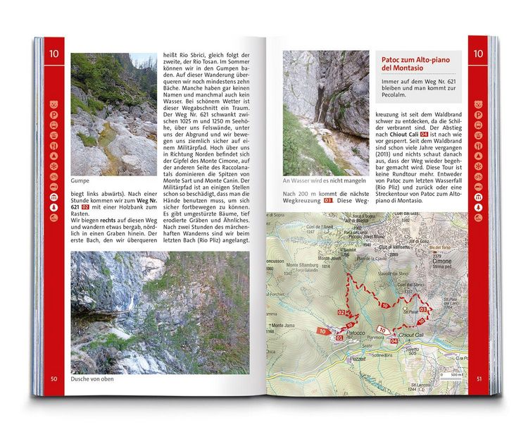Produktbild: KOMPASS Wanderf&uuml;hrer Julische Alpen, 55 Touren