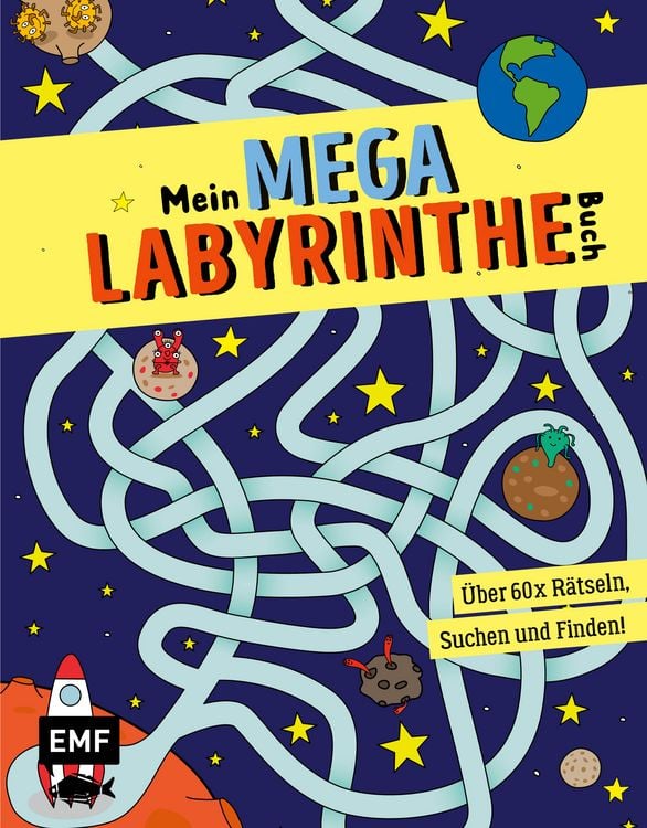 Produktbild: Mein Mega-Labyrinthe-Buch