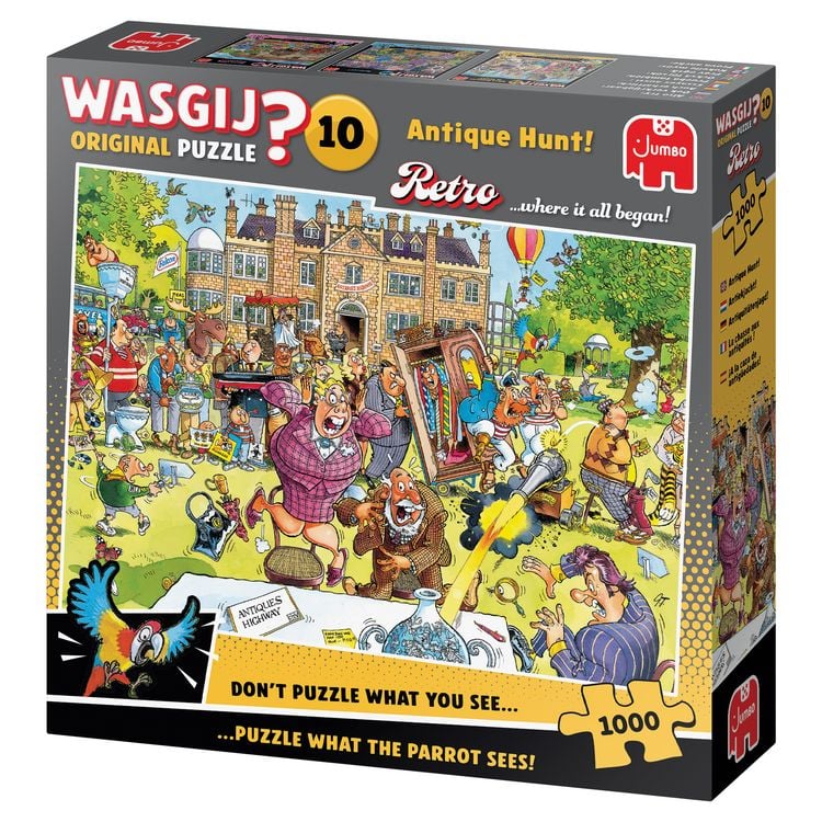 Produktbild: Wasgij Retro Original 10 - Antiquit&auml;tenjagd - Puzzle 1000 Teile