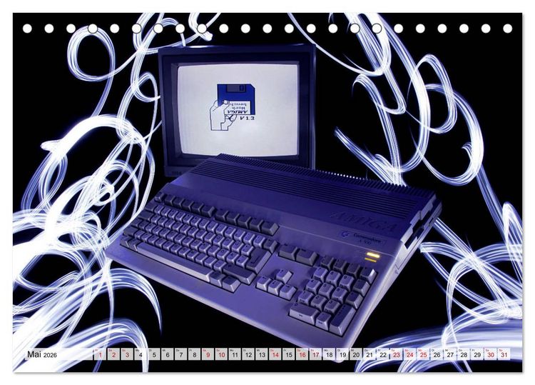 Produktbild: Computer der 80er (Tischkalender 2026 DIN A5 quer), CALVENDO Monatskalender