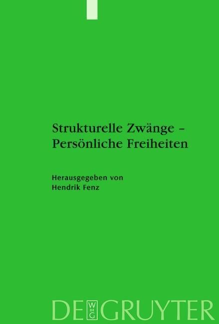 Produktbild: Strukturelle Zw&auml;nge - Pers&ouml;nliche Freiheiten