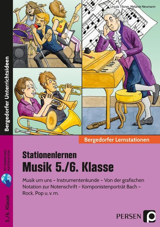 Produktbild: Stationenlernen Musik 5./6. Klasse