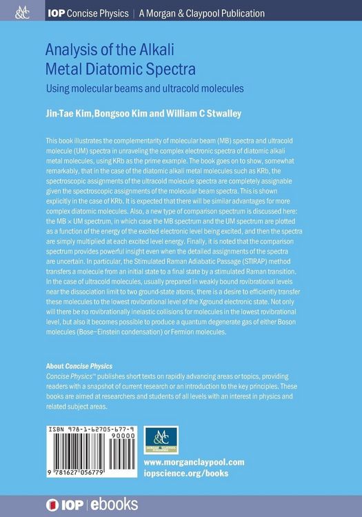 Produktbild: Analysis of Alkali Metal Diatomic Spectra