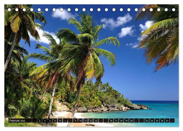 Produktbild: Inselwelt Karibik (Tischkalender 2026 DIN A5 quer), CALVENDO Monatskalender