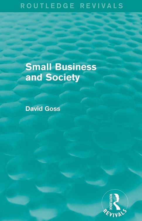Produktbild: Small Business and Society (Routledge Revivals)