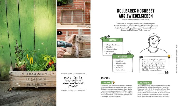 Hochbeet, Teich, Palettentisch – Projekte zum Selbermachen für Garten & Balkon