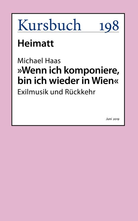 Produktbild: "Wenn ich komponiere, bin ich wieder in Wien."