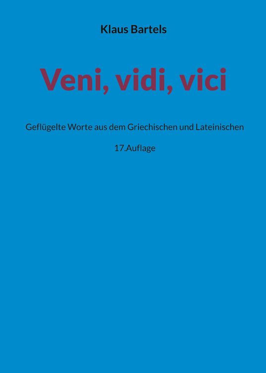 Produktbild: Veni, vidi, vici