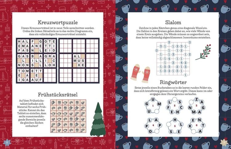 Produktbild: R&auml;tsel f&uuml;r die Weihnachtszeit I R&auml;tselbuch f&uuml;r Erwachsene