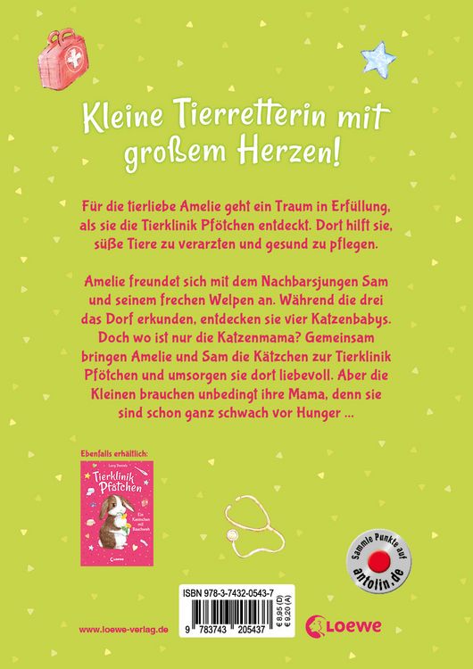 Produktbild: Tierklinik Pf&ouml;tchen (Band 1) - Ein verletztes K&auml;tzchen