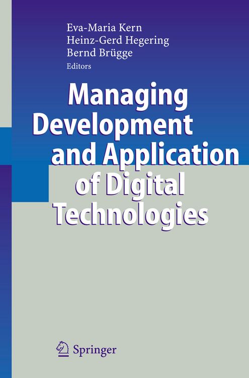 Produktbild: Managing Development and Application of Digital Technologies