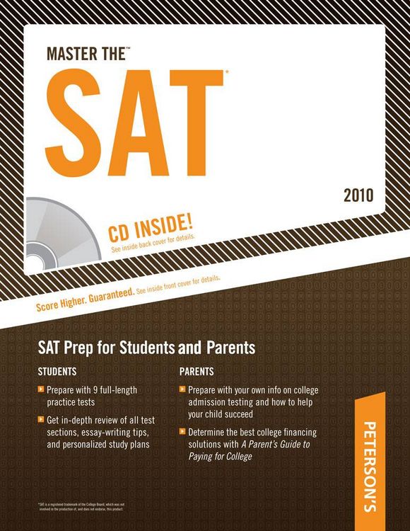 Produktbild: Master the SAT - 2010: CD-ROM Inside; SAT Prep for Students and Parents