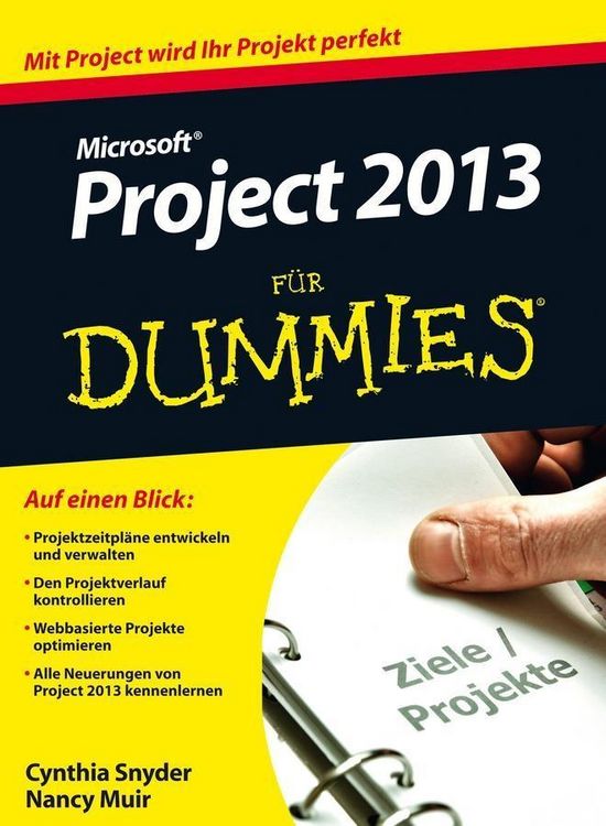 Produktbild: Microsoft Project 2013 f&uuml;r Dummies