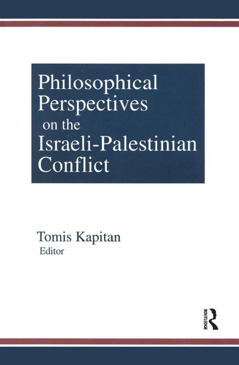 Produktbild: Philosophical Perspectives on the Israeli-Palestinian Conflict
