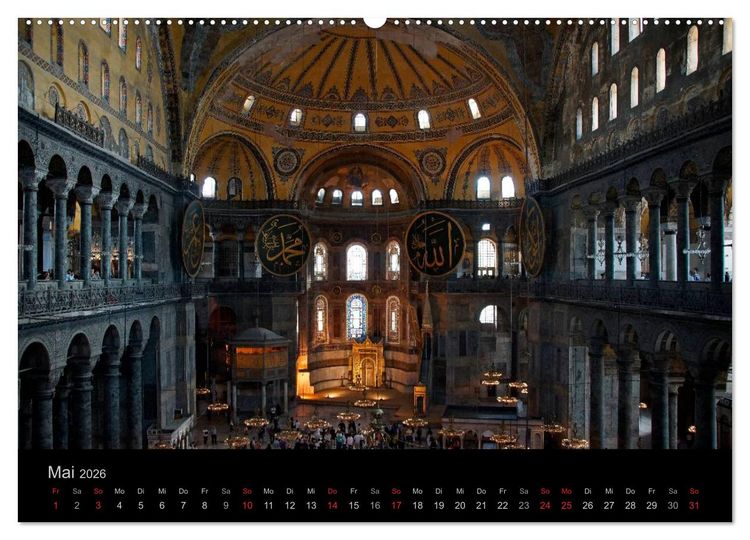 Produktbild: Istanbul Highlights (Wandkalender 2026 DIN A2 quer), CALVENDO Monatskalender