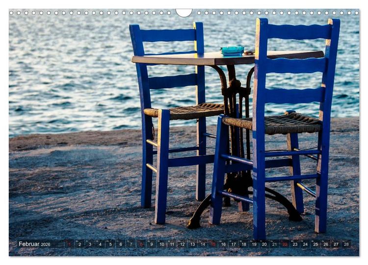 Produktbild: Griechische Momente (Wandkalender 2026 DIN A3 quer), CALVENDO Monatskalender