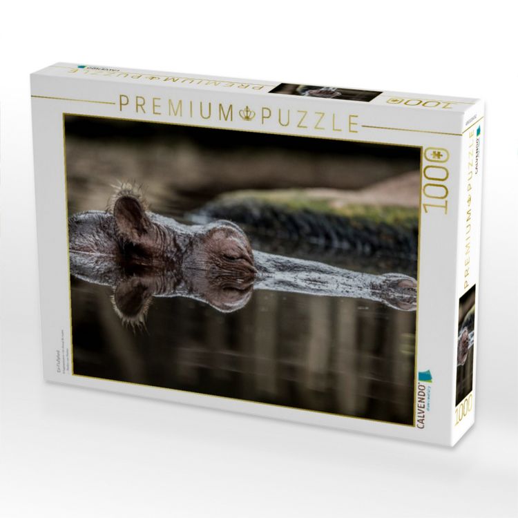 Produktbild: CALVENDO Puzzle Ein Flu&szlig;pferd | 1000 Teile Lege-Gr&ouml;&szlig;e 64x48cm Foto-Puzzle f&uuml;r gl&uuml;ckliche Stunden