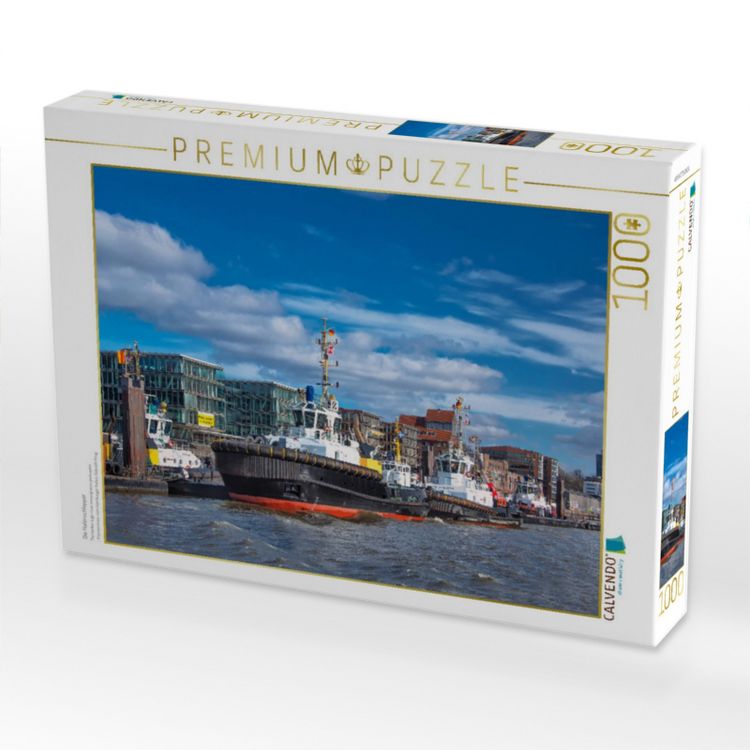 Produktbild: CALVENDO Puzzle Die Hafenschlepper | 1000 Teile Lege-Gr&ouml;&szlig;e 64x48cm Foto-Puzzle f&uuml;r gl&uuml;ckliche Stunden