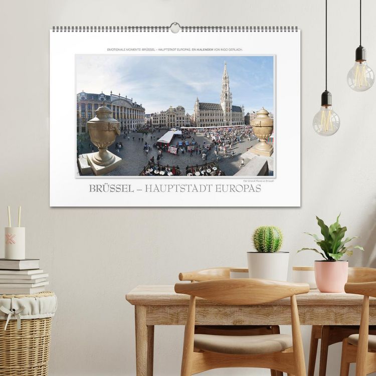 Produktbild: Emotionale Momente: Br&uuml;ssel - Hauptstadt Europas (Wandkalender 2026 DIN A2 quer), CALVENDO Monatskalender