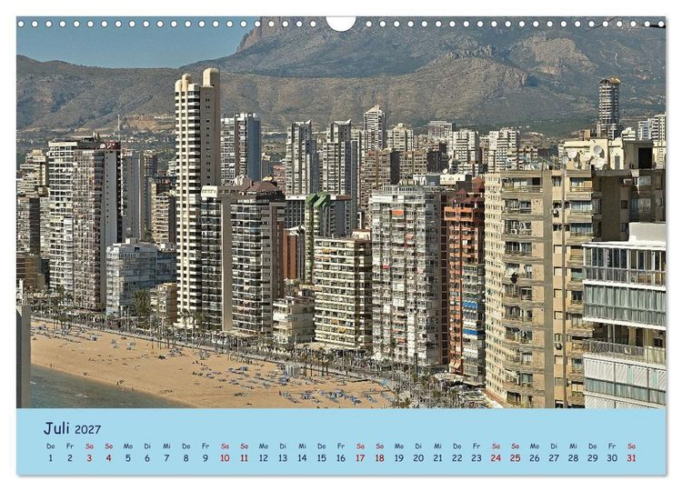 Produktbild: Benidorm (Wandkalender 2027 DIN A3 quer), CALVENDO Monatskalender