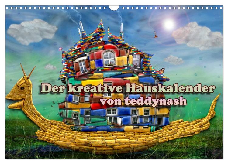 Produktbild: Der kreative Hauskalender (Wandkalender 2026 DIN A3 quer), CALVENDO Monatskalender