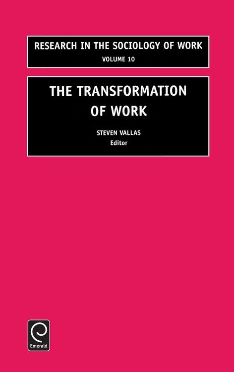 Produktbild: The Transformation of Work