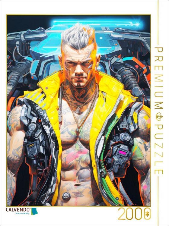 Produktbild: CALVENDO Puzzle Augmented Samurai | 2000 Teile Lege-Gr&ouml;&szlig;e 90x67cm Foto-Puzzle f&uuml;r gl&uuml;ckliche Stunden