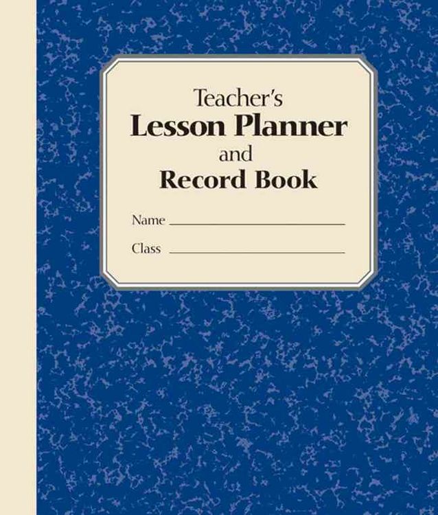 Produktbild: Teacher's Lesson Planner and Record Book (Blue) [With Teacher's Guide]