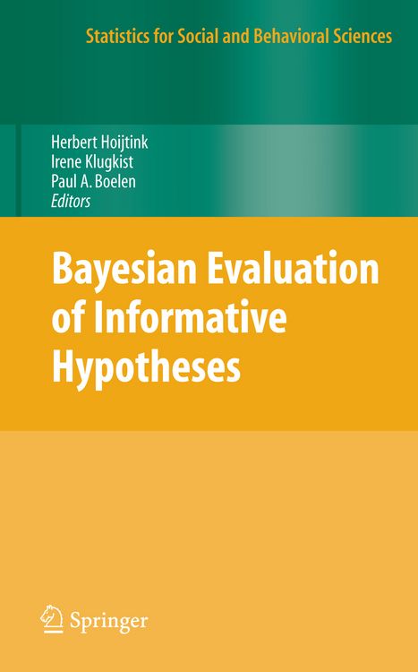 Produktbild: Bayesian Evaluation of Informative Hypotheses