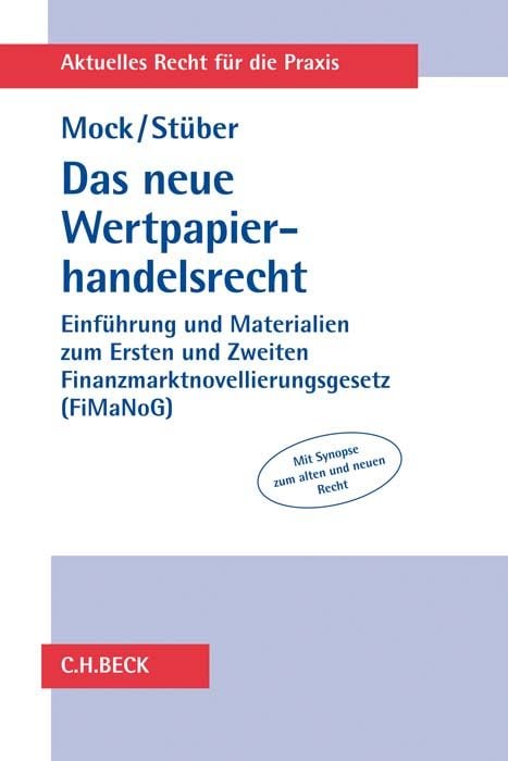 Produktbild: Aktuelles Recht f&uuml;r die Praxis / Das neue Wertpapierhandelsrecht