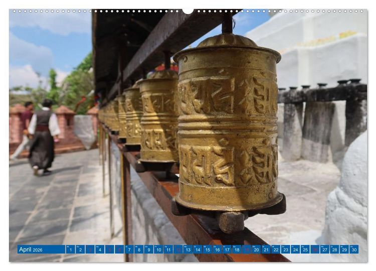 Produktbild: Kalender 2026 der Nepal Kinderhilfe e.V. (Wandkalender 2026 DIN A2 quer), CALVENDO Monatskalender