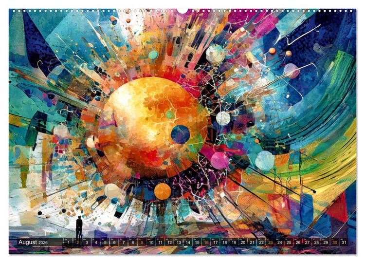 Produktbild: Spiel der Farben und Formen (hochwertiger Premium Wandkalender 2026 DIN A2 quer), Kunstdruck in Hochglanz