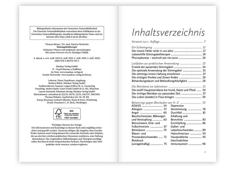 Produktbild: Stimmgabeltherapie. Heilsames Wissen und praktische Anwendungen