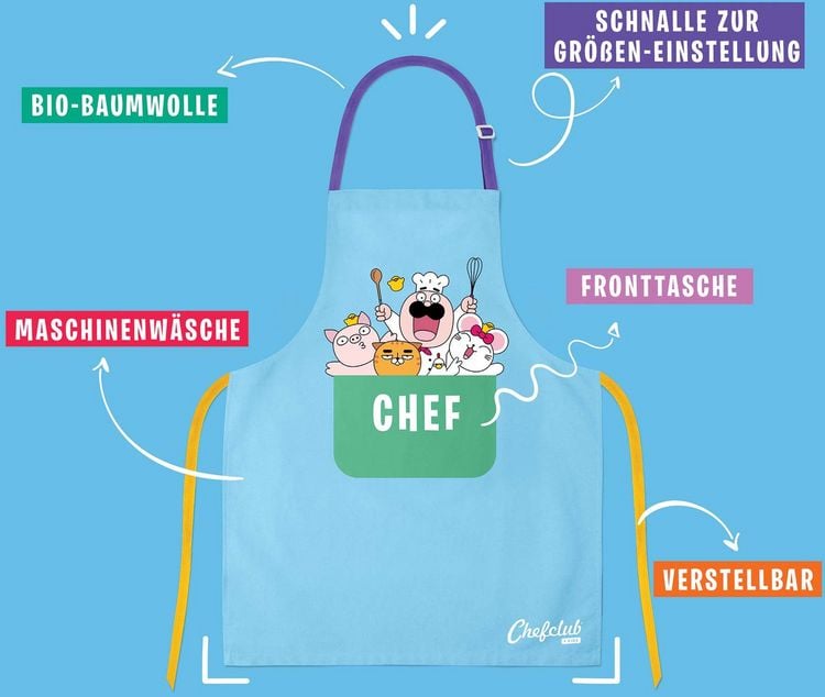 Produktbild: Die Chefclub Kids Sch&uuml;rze