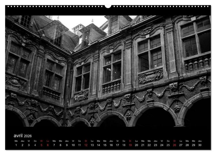 Produktbild: Le Vieux Lille (Calendrier mural 2026 DIN A2 vertical) calendrier de bureau