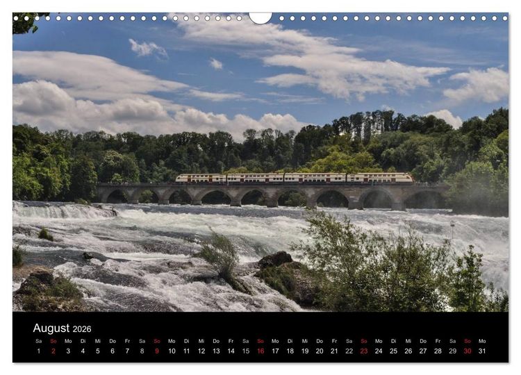 Produktbild: Mit der Bahn durch die Alpen (Wandkalender 2026 DIN A3 quer), CALVENDO Monatskalender