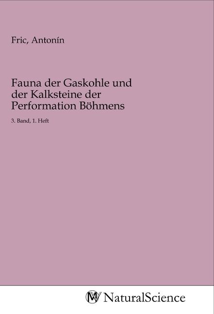 Produktbild: Fauna der Gaskohle und der Kalksteine der Performation B&ouml;hmens