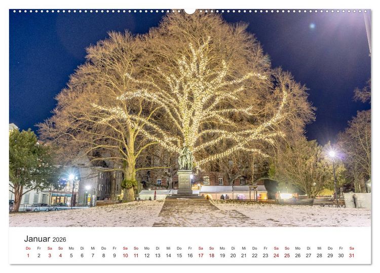 Produktbild: Gr&uuml;&szlig;e aus Stendal: Kalender 2026 (Wandkalender 2026 DIN A2 quer), CALVENDO Monatskalender