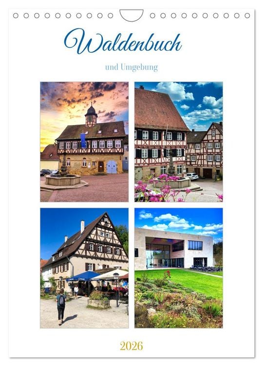 Produktbild: Waldenbuch und Umgebung (Wandkalender 2026 DIN A4 hoch), CALVENDO Monatskalender