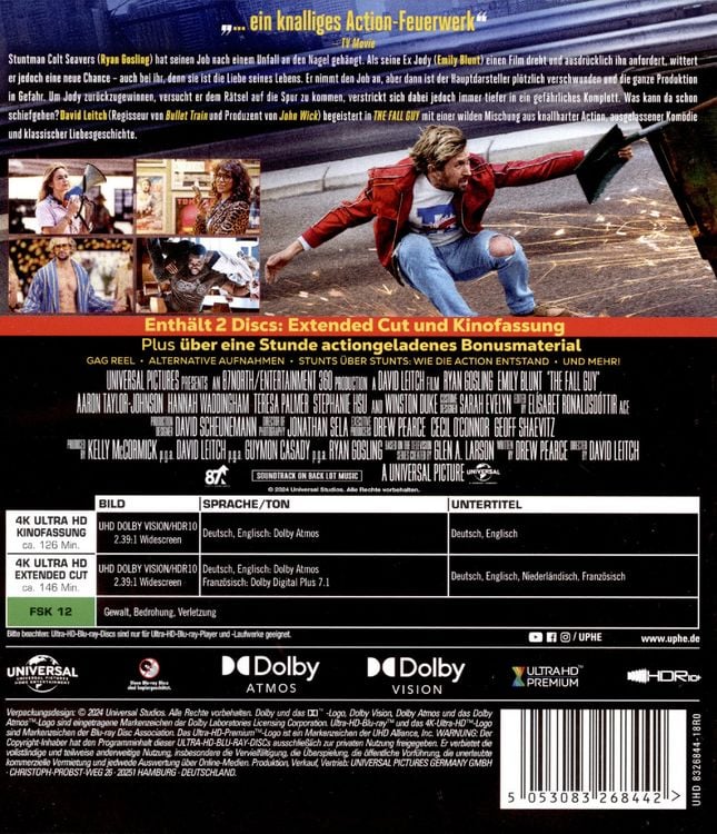 Produktbild: The Fall Guy (2 x 4K Ultra HD)