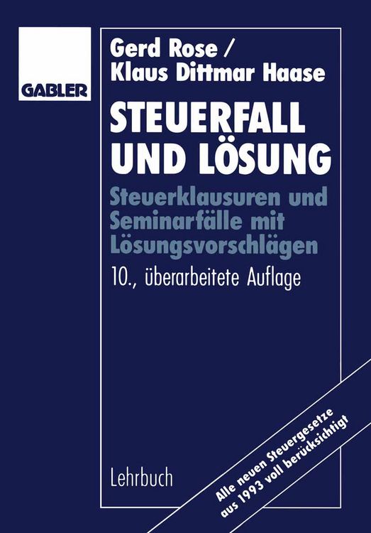 Produktbild: Steuerfall und L&ouml;sung