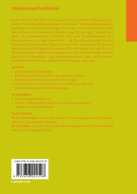Produktbild: Interaktion und Koordination