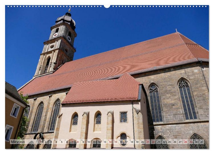 Produktbild: Amberg - Stadt zwischen Tradition und Moderne (Wandkalender 2026 DIN A2 quer), CALVENDO Monatskalender