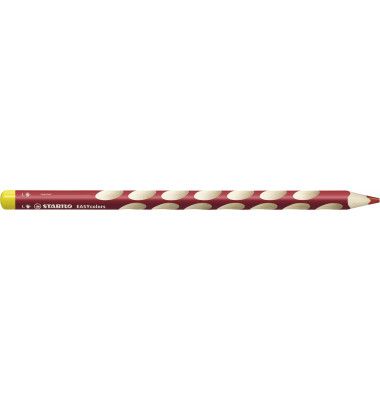 Produktbild: STABILO Ergonomischer Dreikant-Buntstift EASYcolors, f&uuml;r Linksh&auml;nder, rot