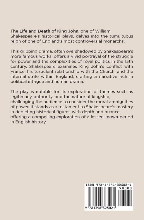 Produktbild: The Life and Death of King John