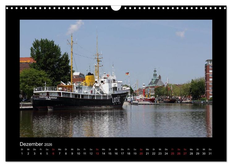 Produktbild: Auf Gro&szlig;e Fahrt - Schiffe im Hafen und auf See (Wandkalender 2026 DIN A3 quer), CALVENDO Monatskalender