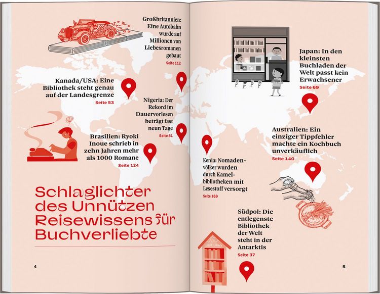 Produktbild: DUMONTs Unn&uuml;tzes Reisewissen f&uuml;r Buchverliebte