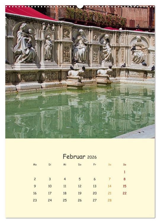 Produktbild: Siena - Impressionen (hochwertiger Premium Wandkalender 2026 DIN A2 hoch), Kunstdruck in Hochglanz